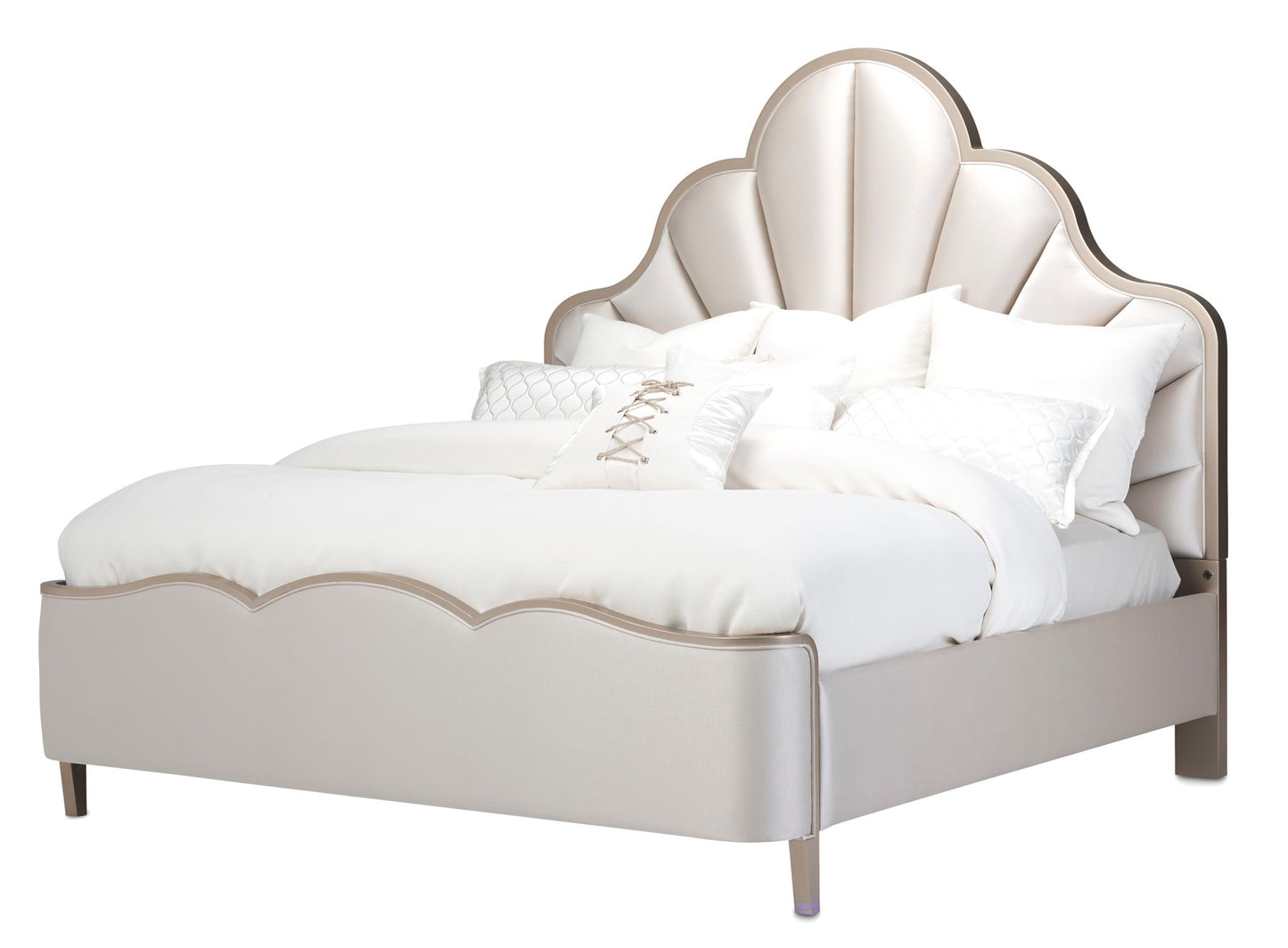 Malibu Crest - Scalloped Panel Bed