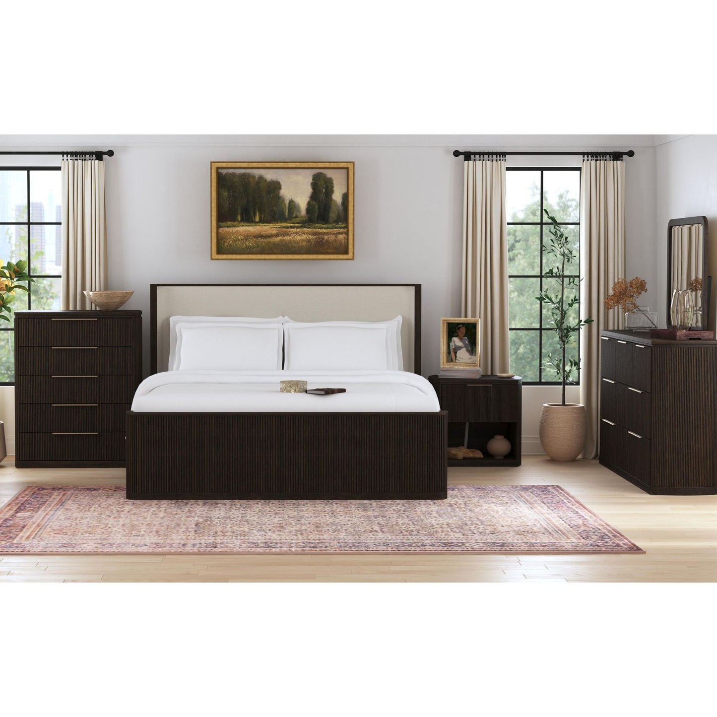 Sylvie - Bedroom Set With Upholstered Bed