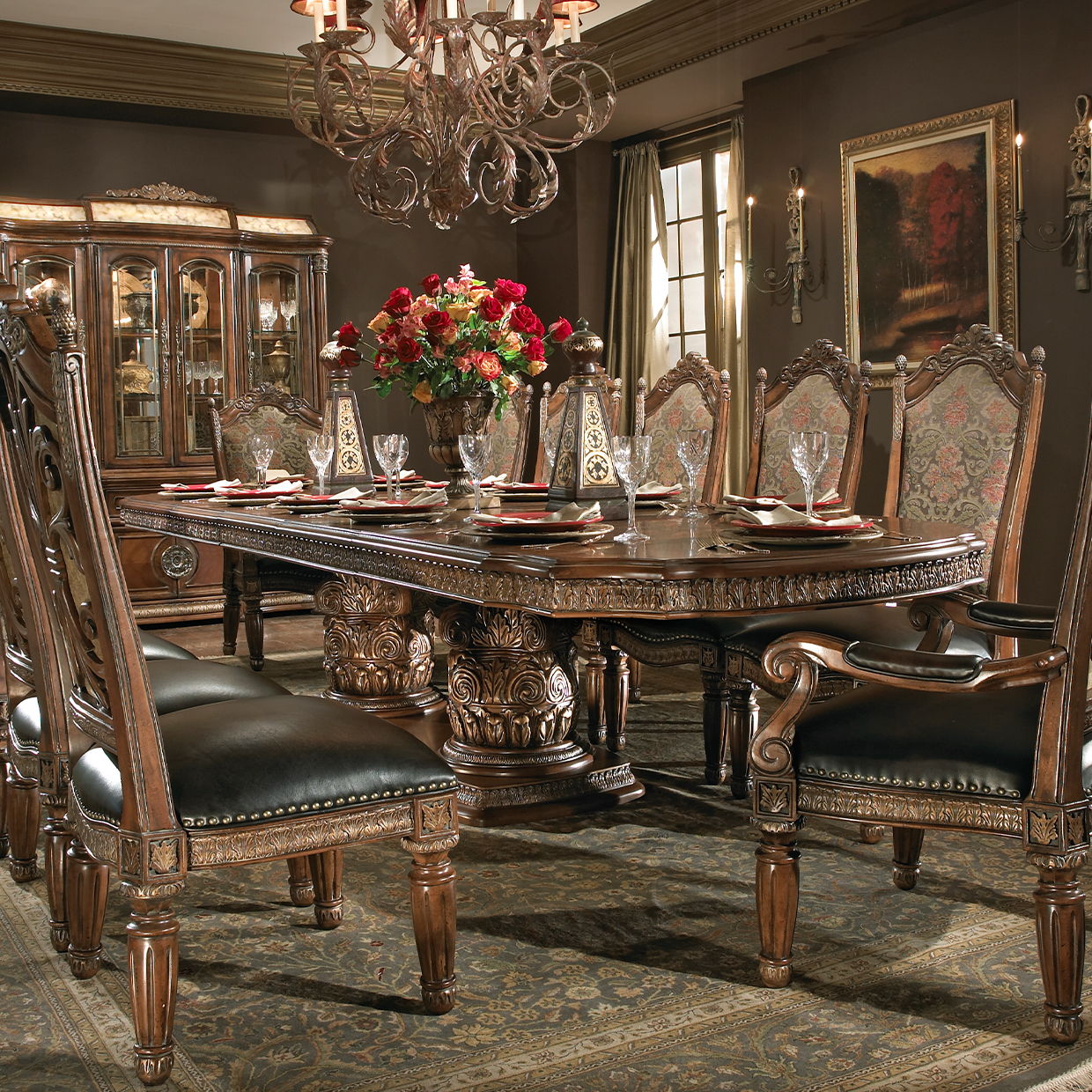 Villa Valencia - Rectangular Dining Table - Classic Chestnut