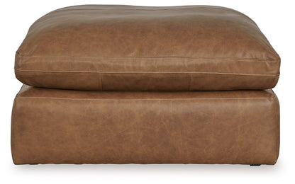 Emilia - Oversized Accent Ottoman - Caramel