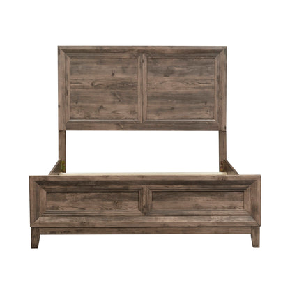 Ridgecrest - Queen Panel Headboard & Footboard - Cobblestone