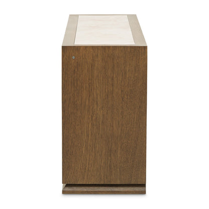 Portrait - Sideboard With LED Lights - Sienna Brown