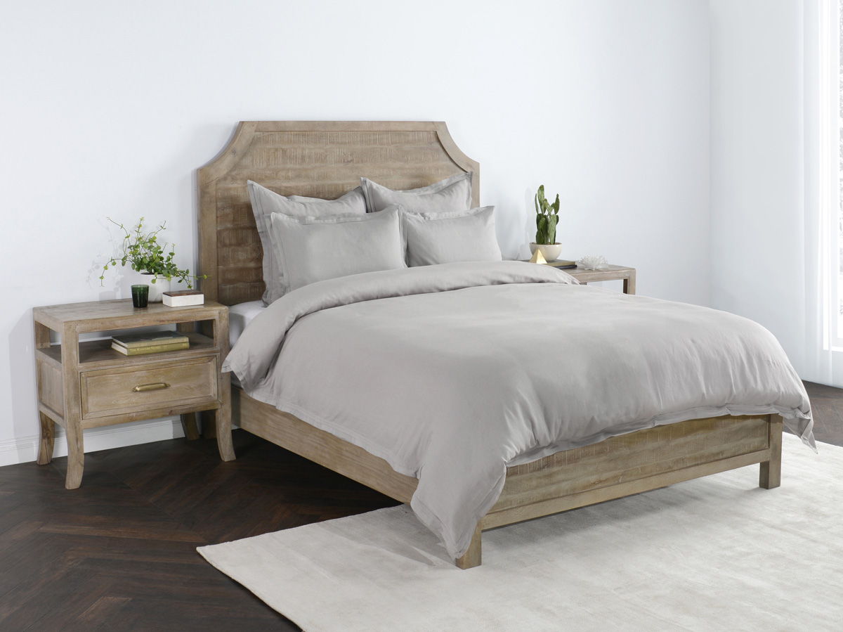 Harlow - Queen Duvet - Gray