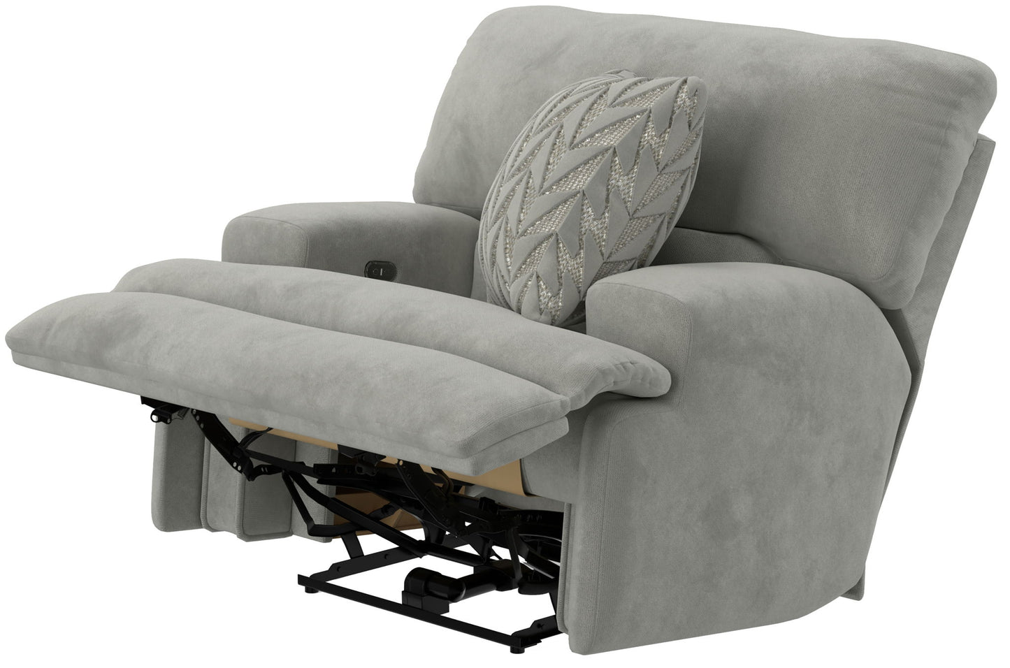 Renaldo - Power Recliner With Zero Gravity Recline - Stone