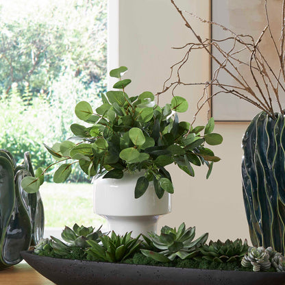 Essence Eucalyptus - Accent & Vase - Green / White