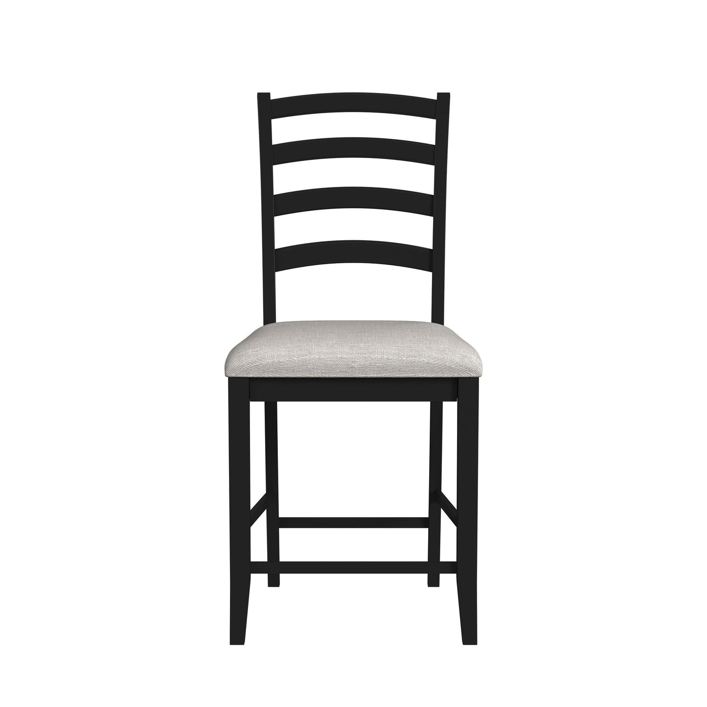 Tulane - 5 Piece Dining Set (Counter Table & 4 Counter Chairs) - Oak & Black