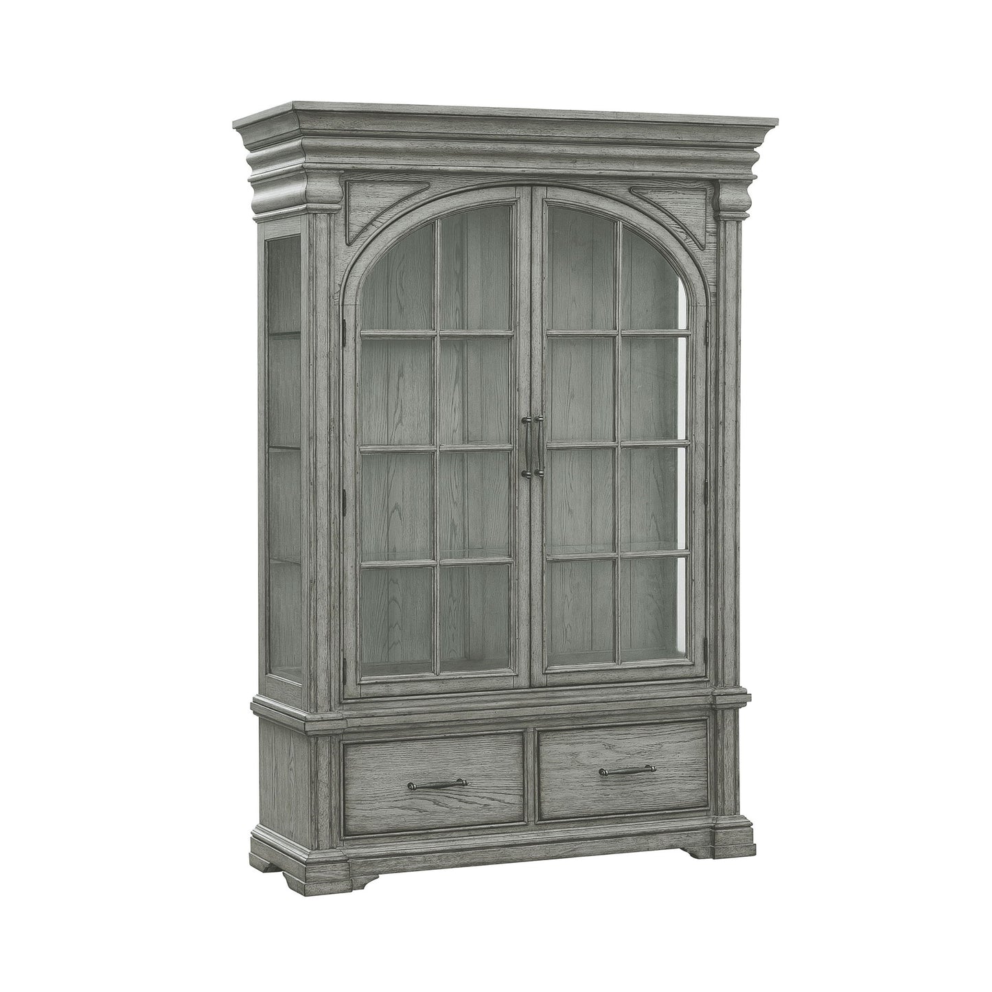 Madison Ridge - China Cabinet - Light Oak