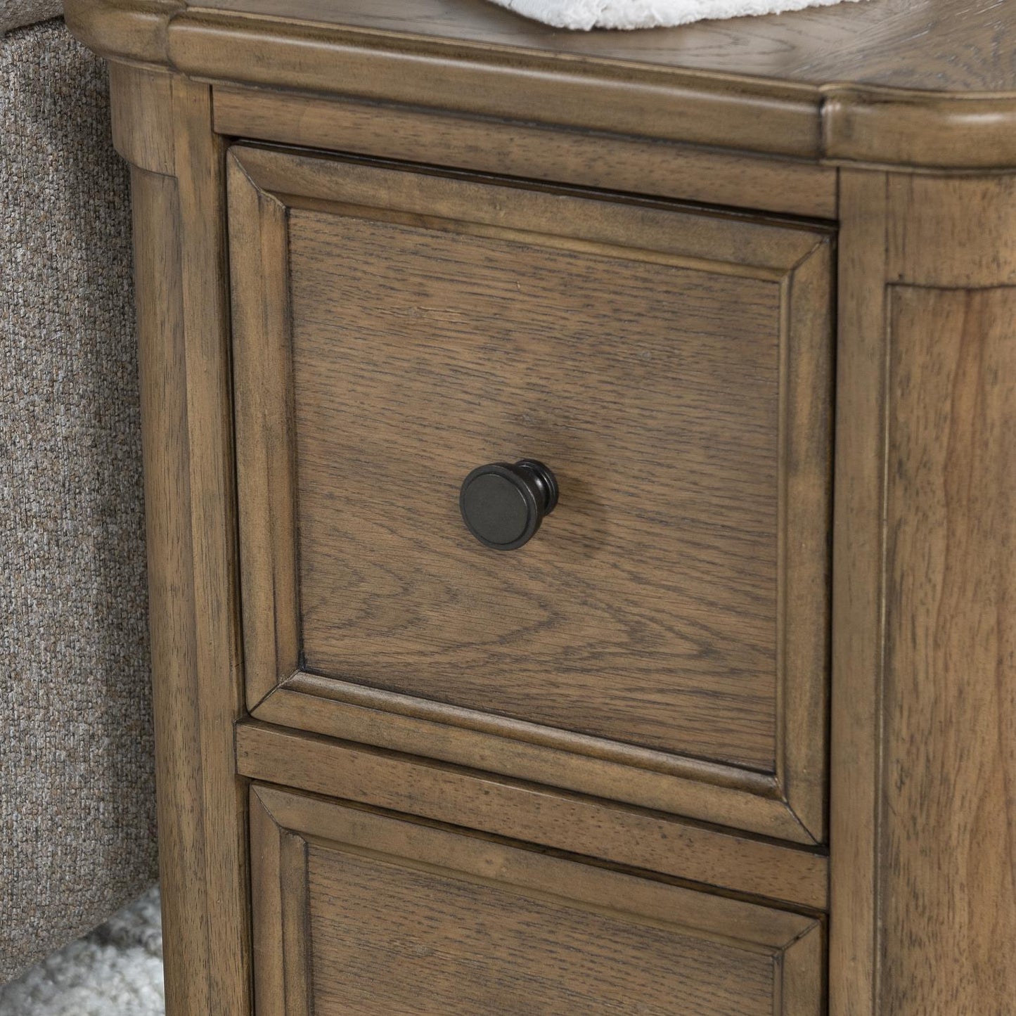 Nolan - Lift Top Cocktail Table With Casters - Dusted Barley