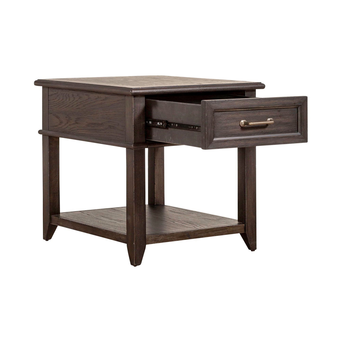Mill Creek - 3 Piece Living Room Set (Lift Top Cocktail & 2 Drawer End Tables) - Peppercorn