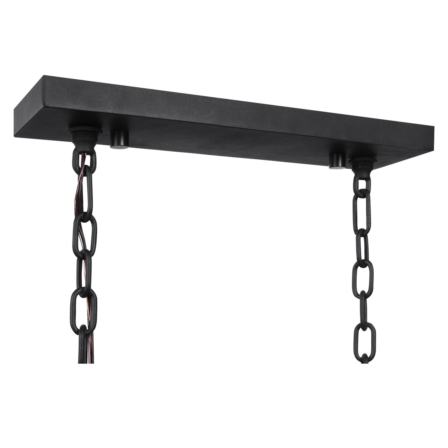 Jarsdel - 6 Light Industrial Island Light - Black