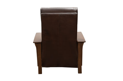 Artisan - Power Recliner-With Power Headrest - Dark Brown