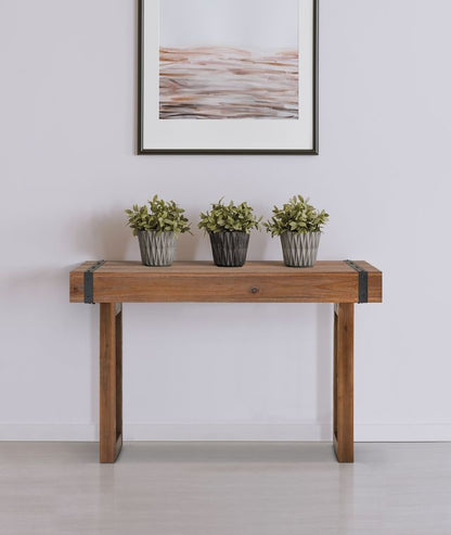 Brooklyn Walk - Console Table - Burnt Umber