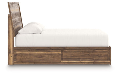Chirason - Panel Bed With Storage