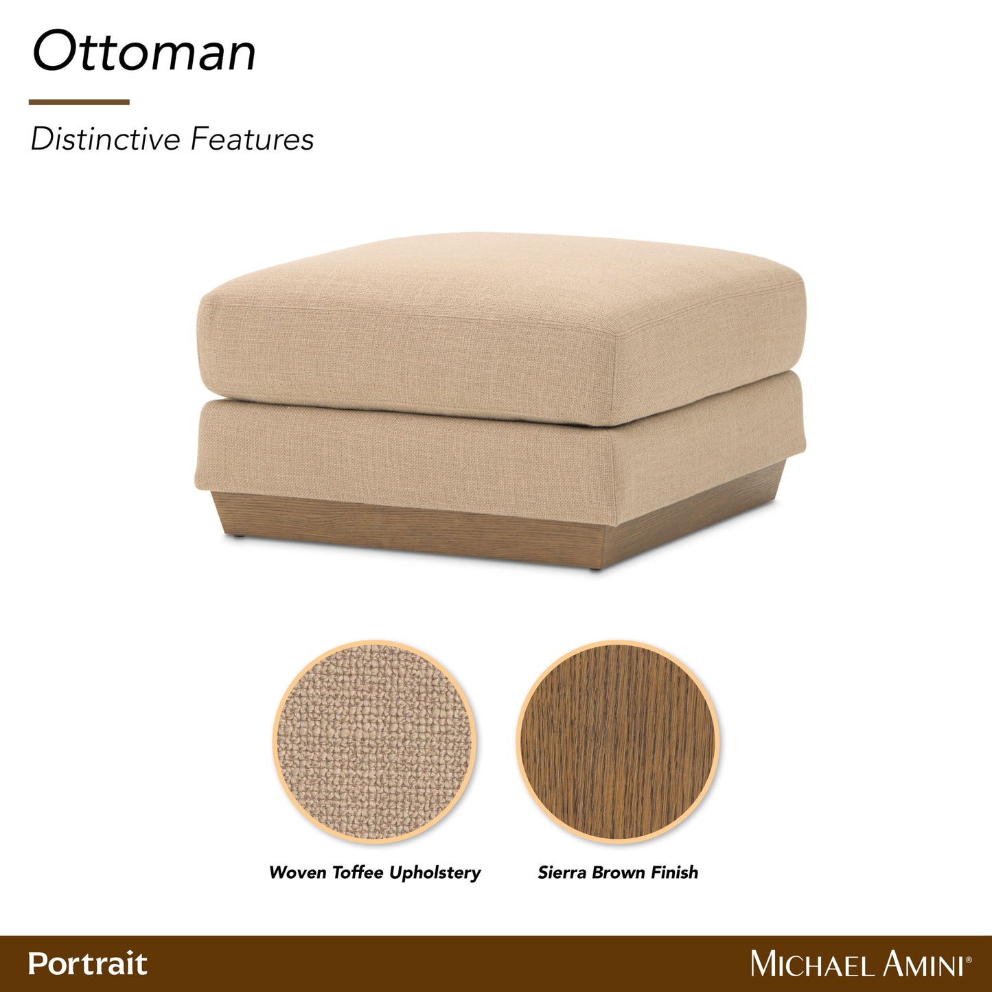 Portrait - Ottman - Toffee / Sienna Brown