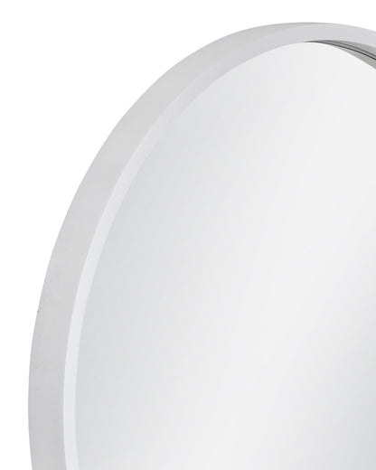 Cyprus - Wall Mirror - Glossy White