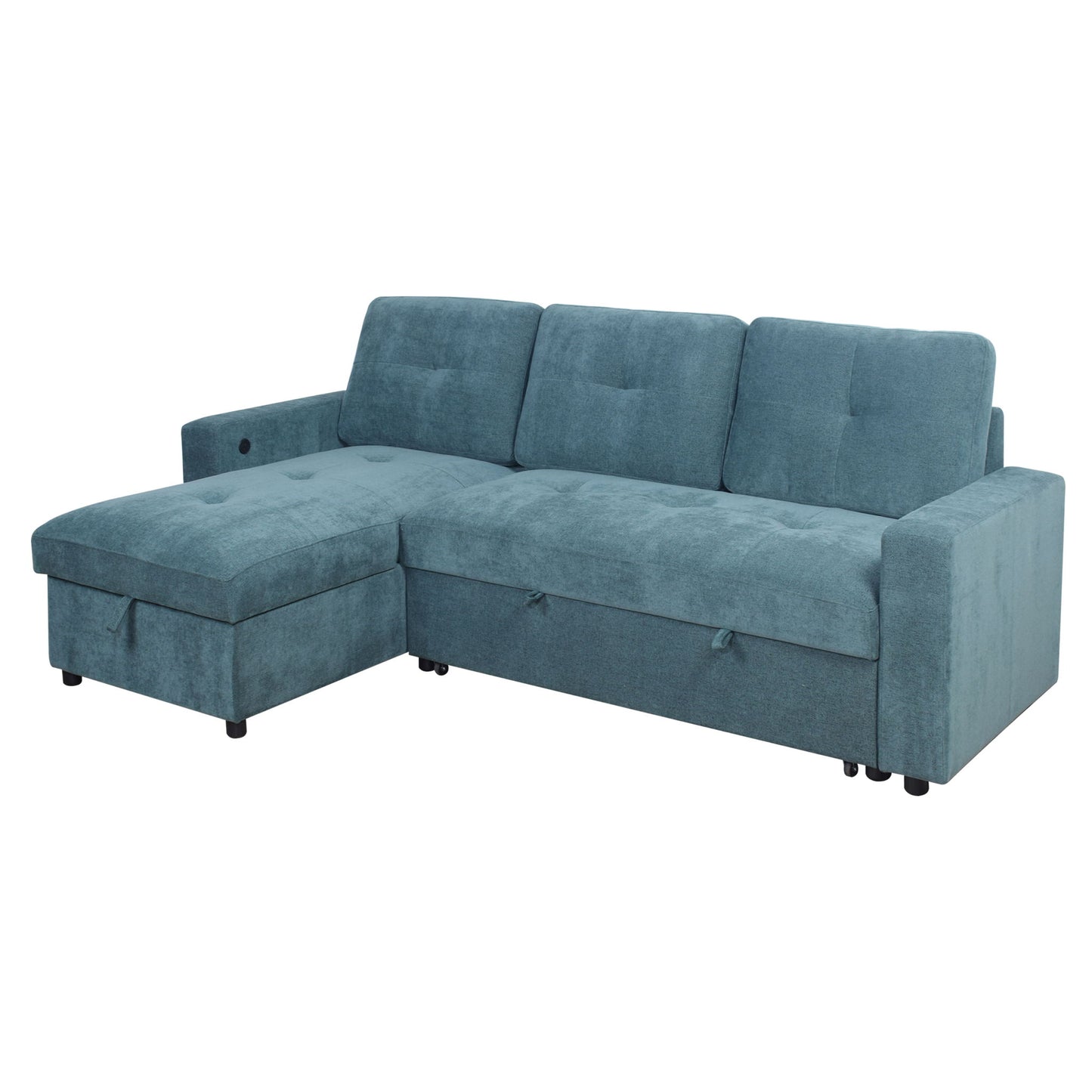 Greer - 2 Pieces LAF Sofa/Chaise - Green