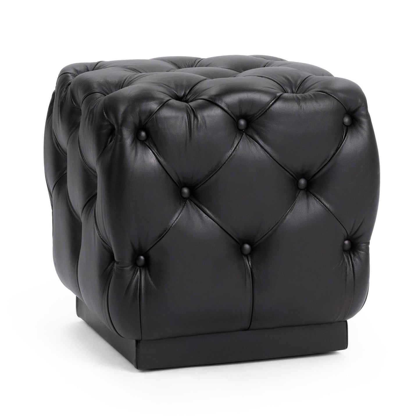 Briar - Square Ottoman - Midnight Raven
