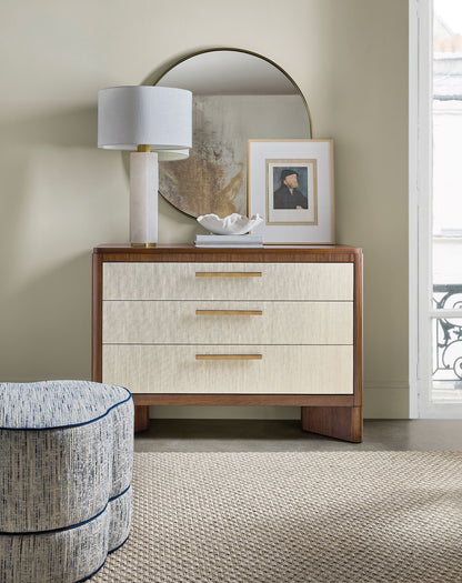 Eleana - Three Drawer Chest - Medium Wood