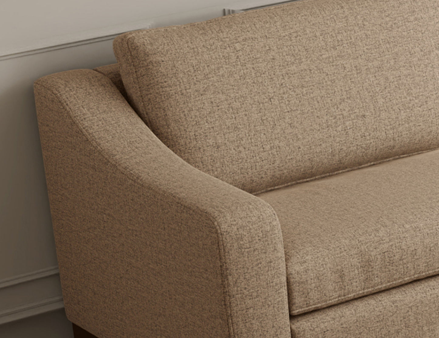Natural Parota - Loveseat - Capuccino Brown