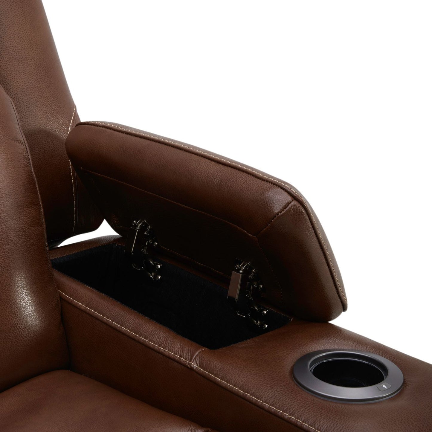 Caswell - Swivel Glider Recliner P2 - Nature Chestnut