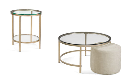Anderson - Round Cocktail Table - Gold