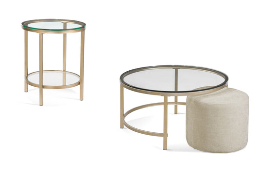 Anderson - Round Cocktail Table - Gold