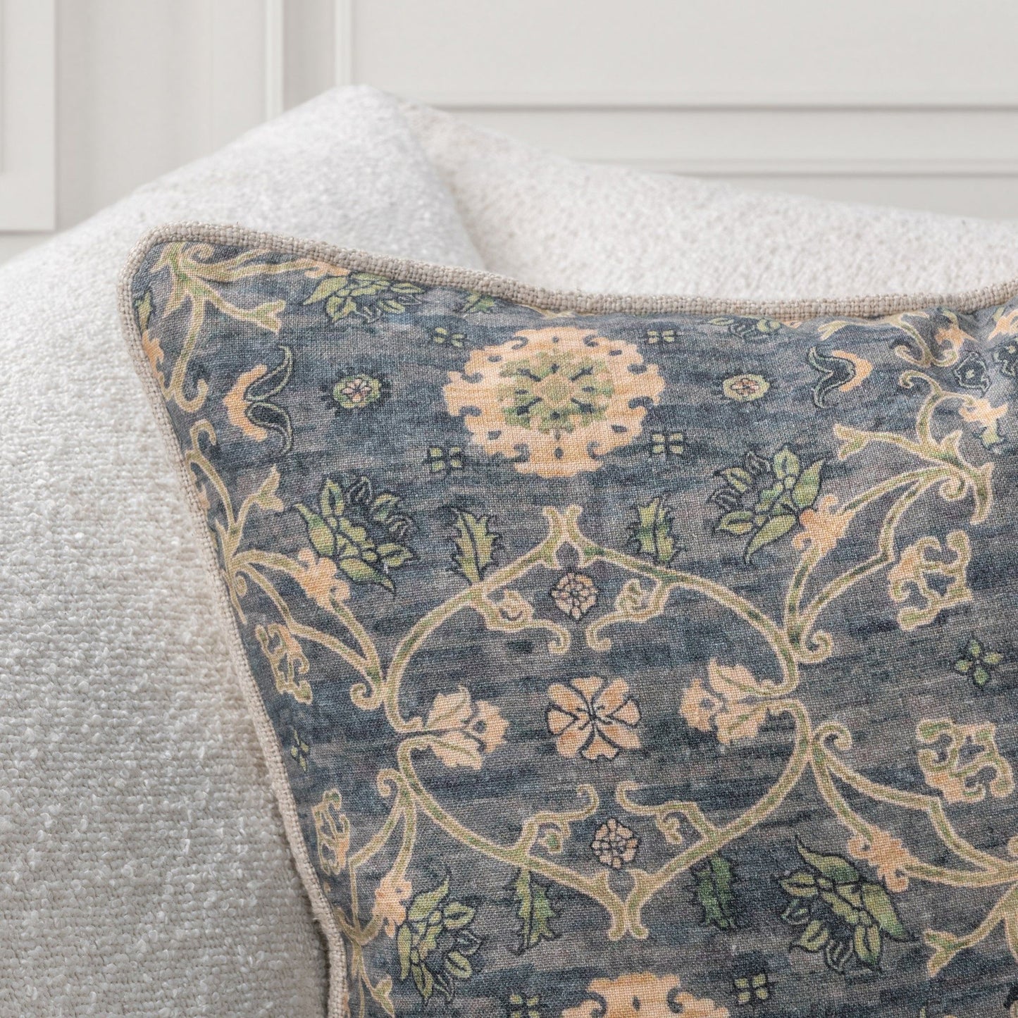 Ira - 22" x 22" Accent Pillow - Blue Sea Multi
