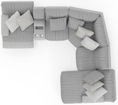 Abraxas - 6 Piece Reclining Sectional