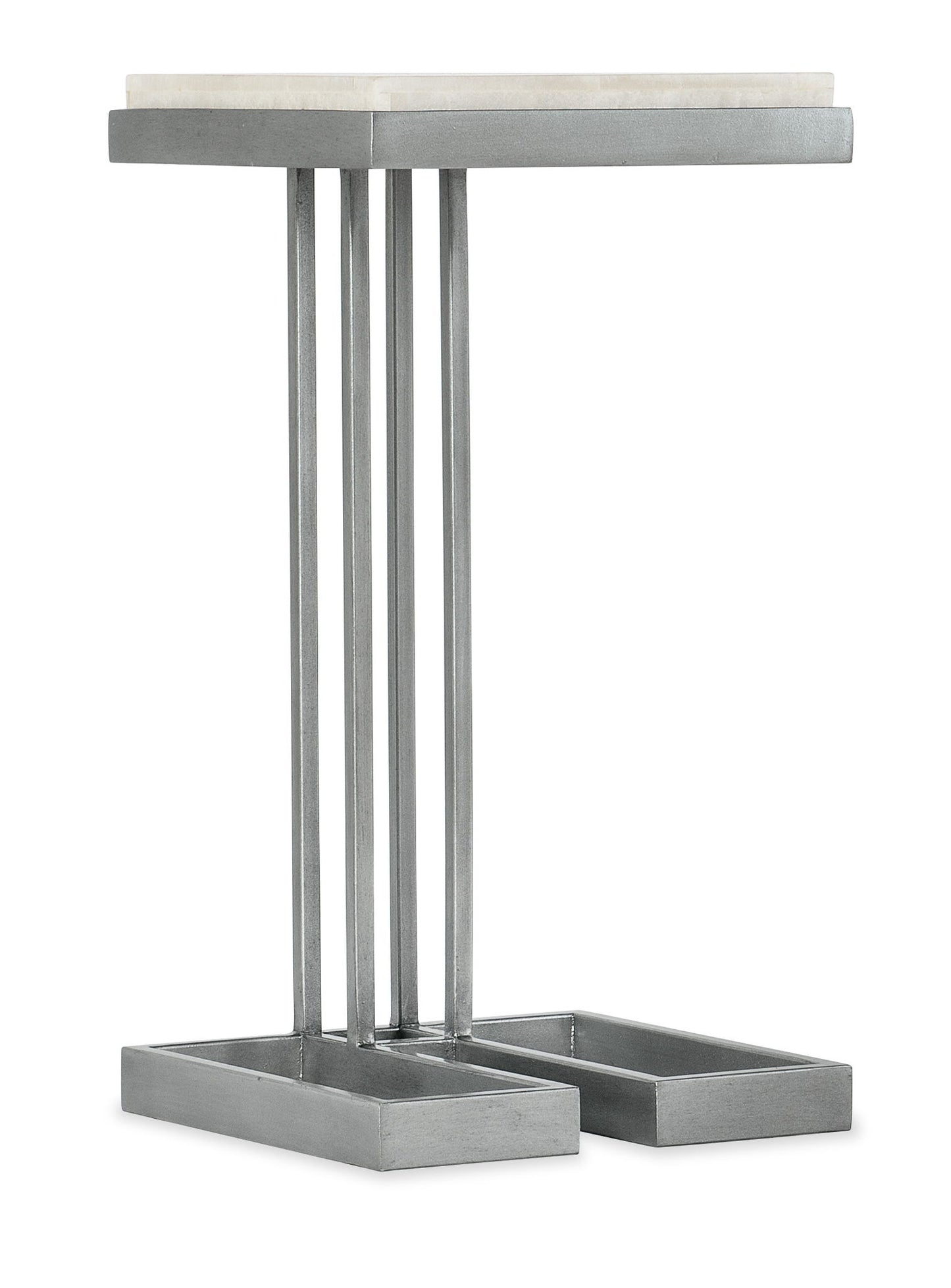 Melange - Marin Drink Table - Pearl Silver