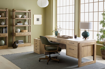Kalamazoo - Executive Desk - Light Brown