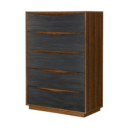 Kayner - 5-Drawer Chest - Charcoal