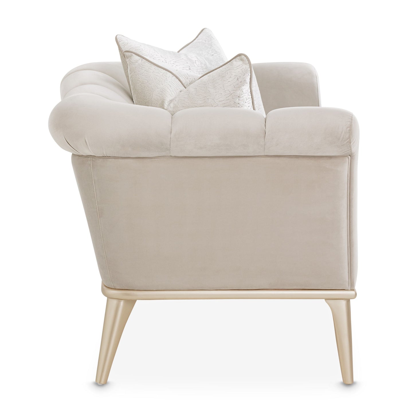 Yvette - Chair And A Half - Porcini / Medium Champagne