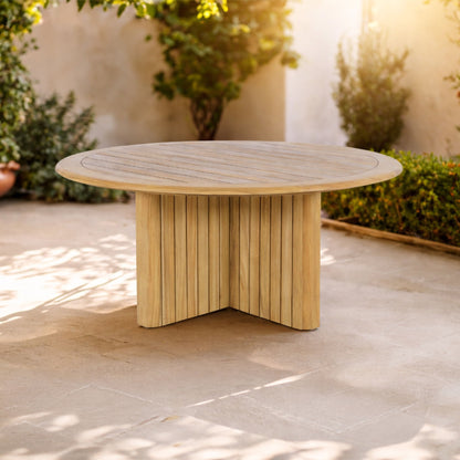Sedona - Round Patio Dining Table - Natural