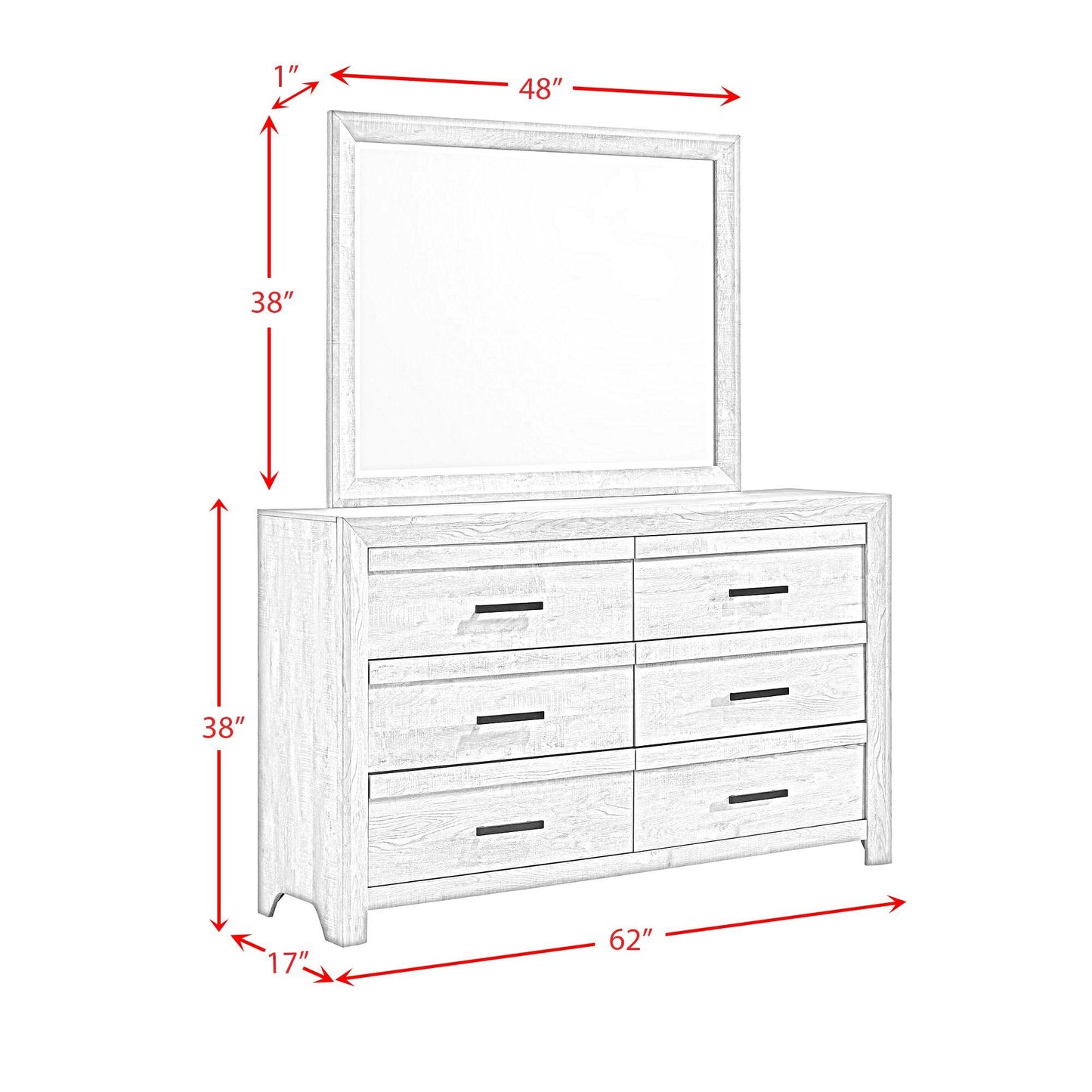 Eleanor - Dresser & Mirror Set