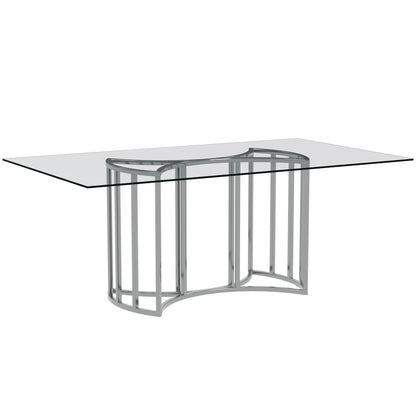 Sophia - Dining Table - Silver