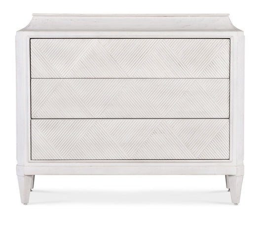 Commerce And Market - Argyle Three-Drawer Chest - White