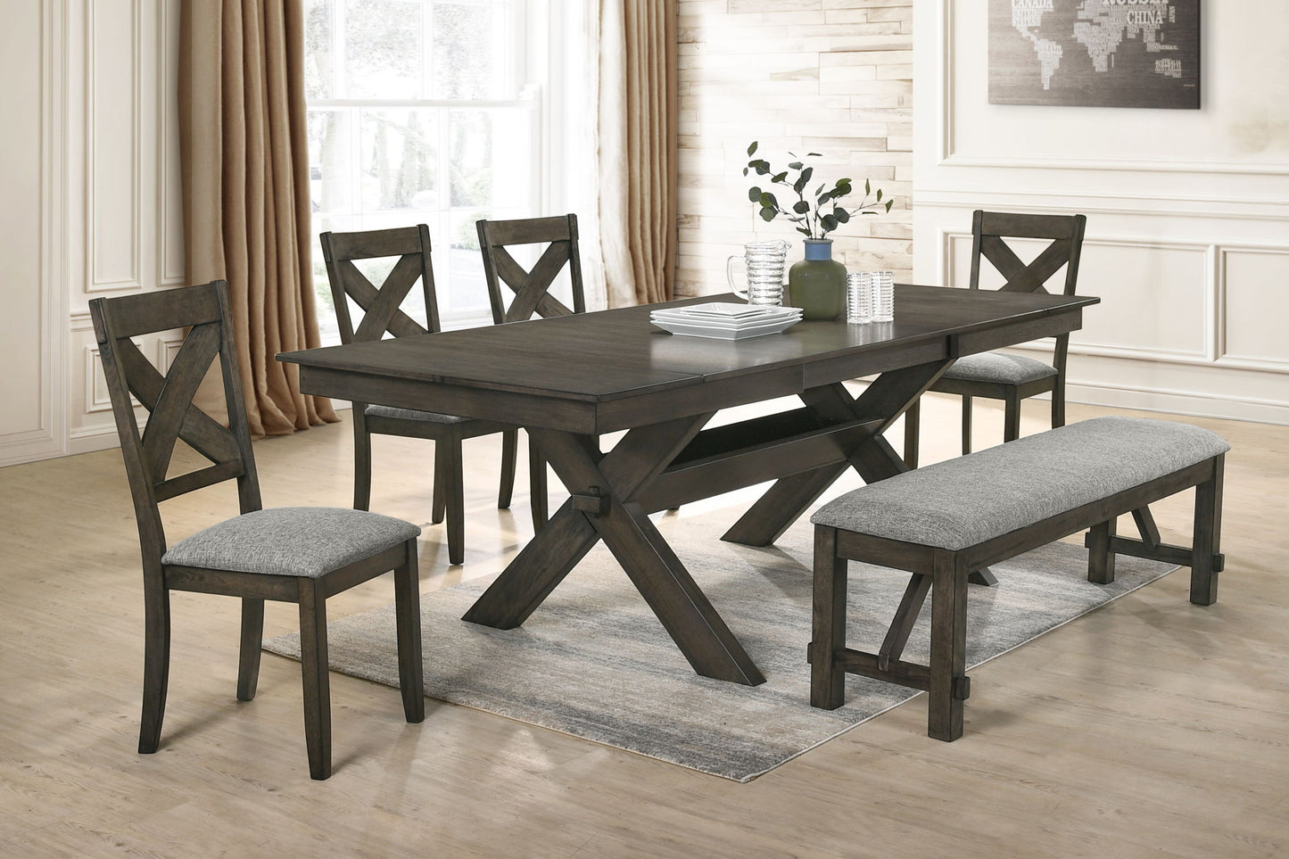 Gulliver - Server - Rustic Brown