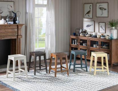 Lake House - Counter Height Backless Stool (Set of 2)
