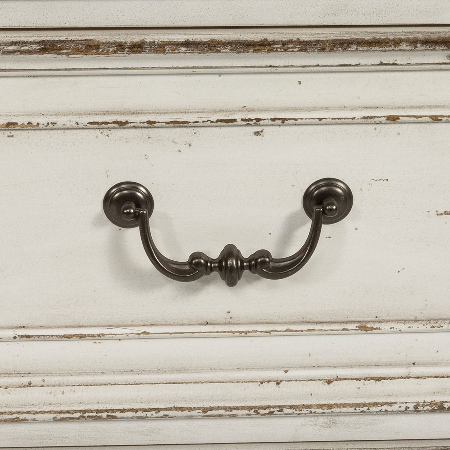 Magnolia Manor - Armoire Base - Antique White