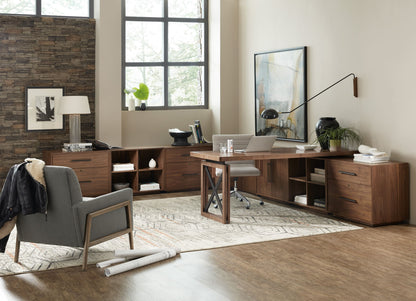 Elon - Two-Door Cabinet - Dark Brown
