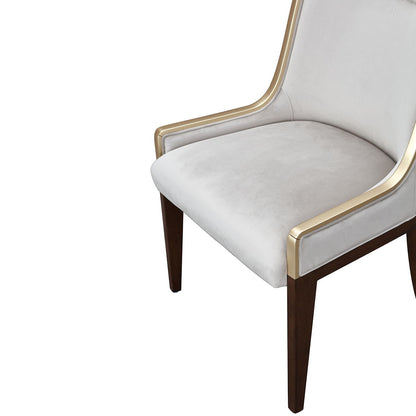 Houston - Dining Side Chair (Set of 2) - Porcini / Walnut
