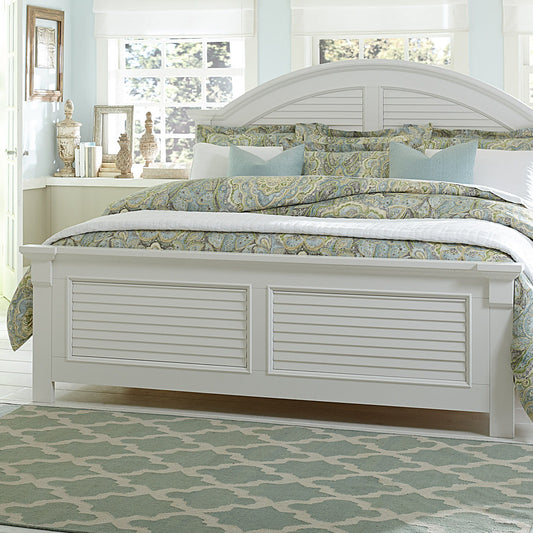 Summer House - King Panel Footboard - Oyster White