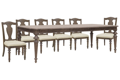 Saddle Creek - Extendable Leg Dining Table Set