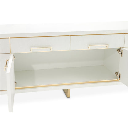 Palm Gate - Media Cabinet - Cloud White