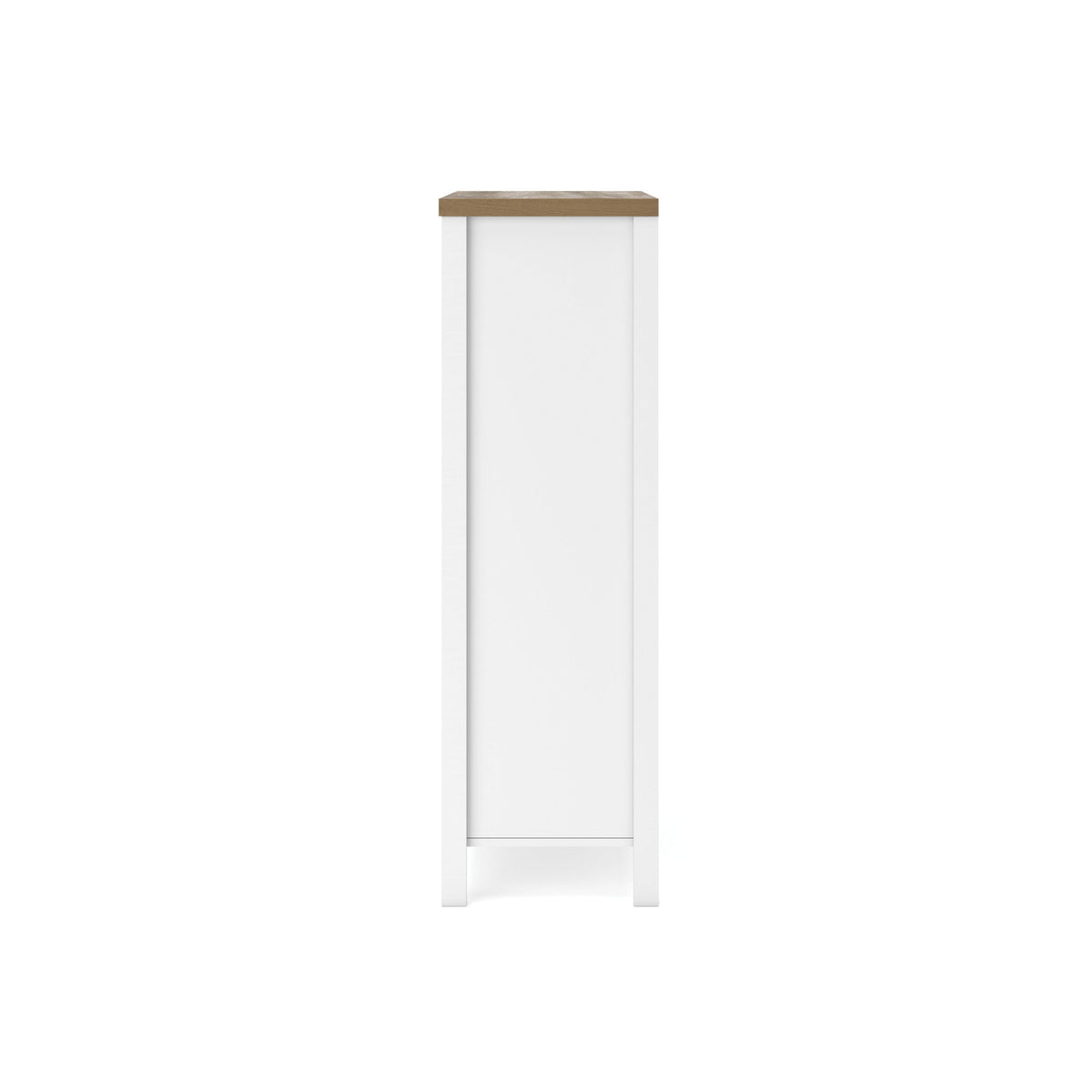 Kerisden - Five Drawer Chest - White / Brown