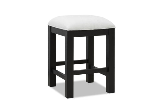 Today's Traditions - Upholstred Backless Counter Stool - Blacksmith