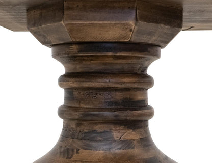 Lumiere - Round Pedestal Table - Brown