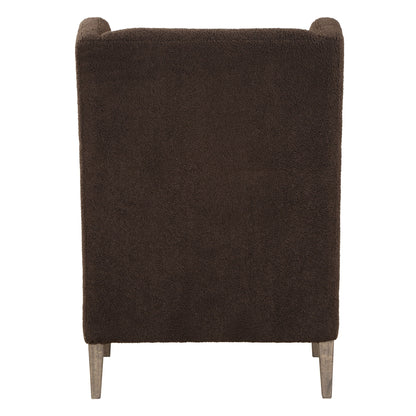 Serpentine - Brown Fabric Accent Chair