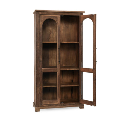 Zion - Reclaimed Wood Tall Cabinet - Natural
