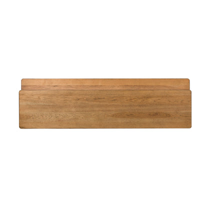 Farmhouse Reimagined - Console Bar Table - Antique White / Chestnut Tops